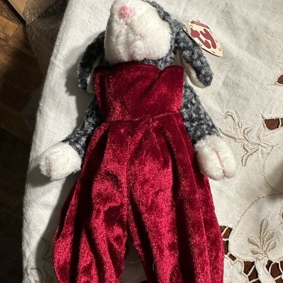 Ty Attic Treasures Lamb Bunny Bear Lot of 5 Beanie Babies 1993 - Picture 4 of 16